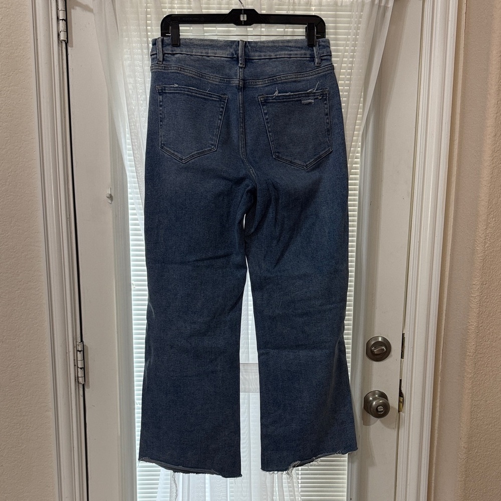 Classic Distressed Wide Leg Jeans - Picture 2 of 2